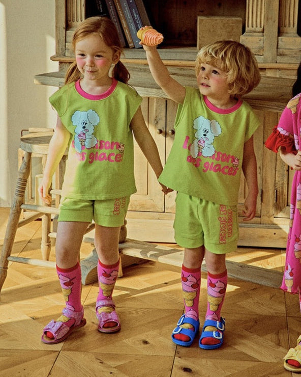 Sweet Ice Cream Puppy Summer Set