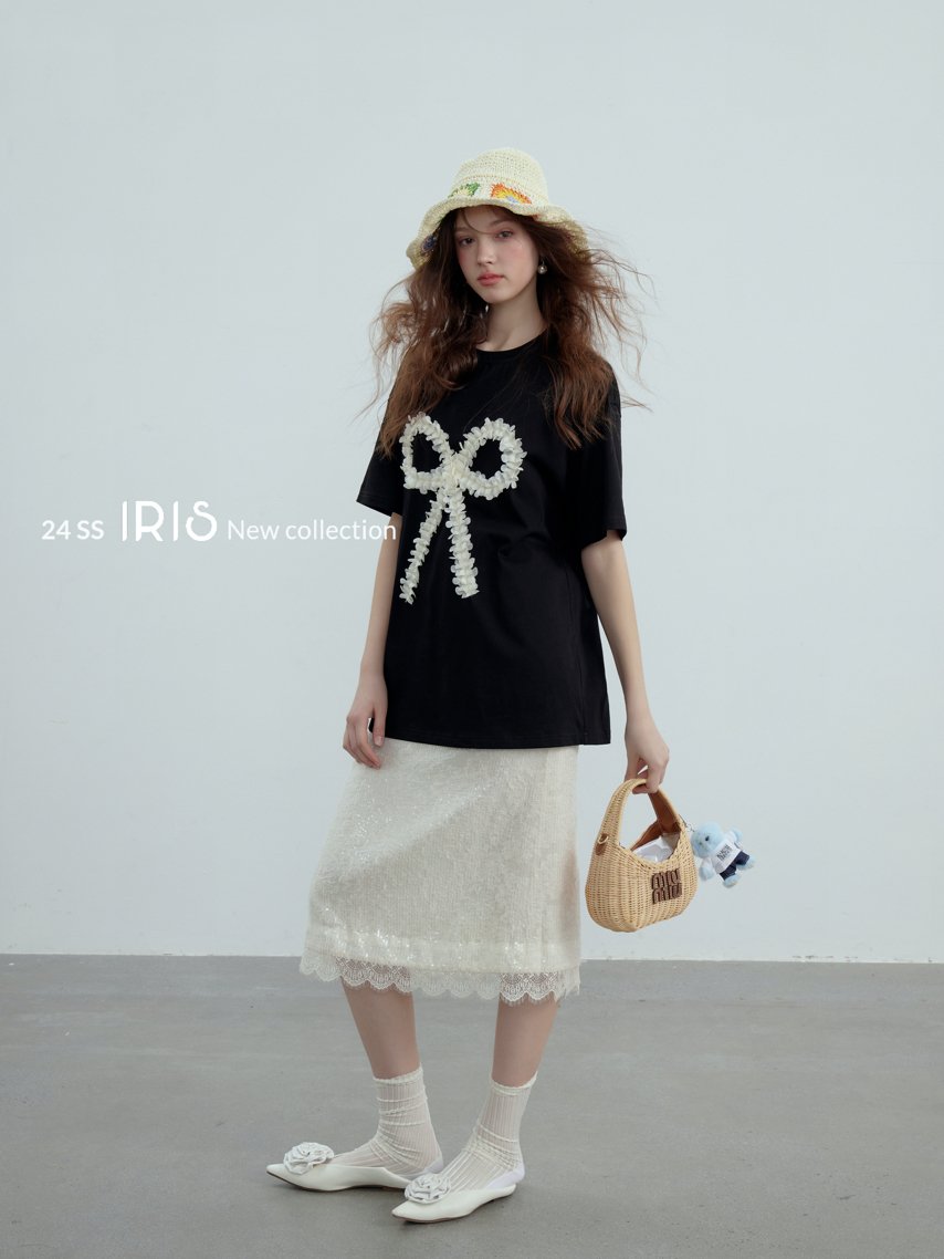 Party Bow T-Shirt- Playful Elegance for Every Occasion