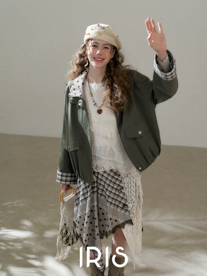 Structured Cotton Short Jacket