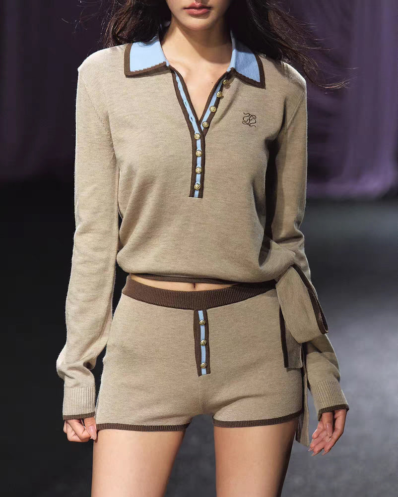 Angle Contrast Collar Set