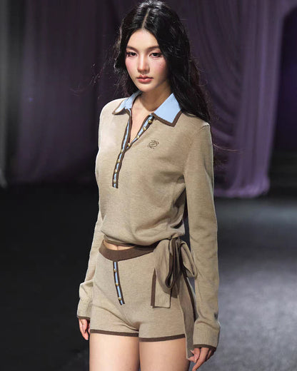 Angle Contrast Collar Set
