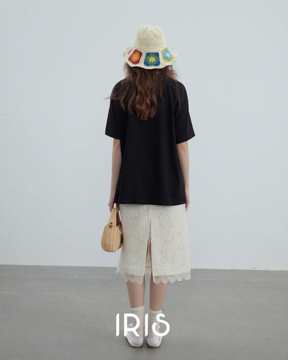 Party Bow Shirt - Midnight Black & Arctic White