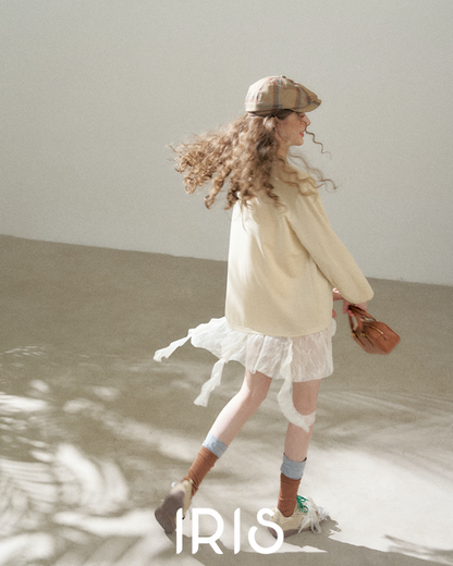 Candlelight Dinner Shirt Dress - Italian Cream