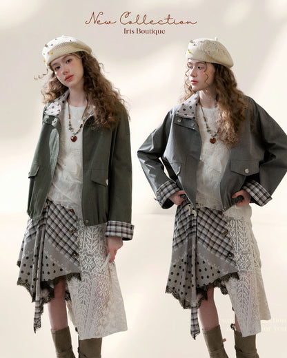 Structured Cotton Short Jacket