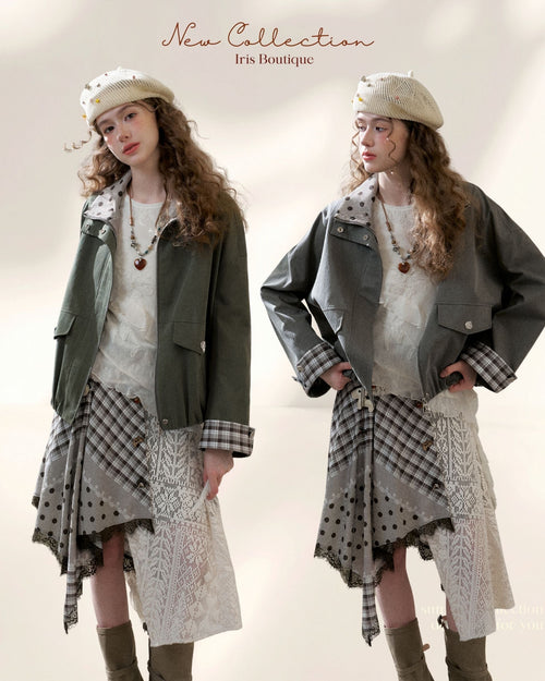 Structured Cotton Short Jacket