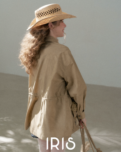 「Not on sale yet」Trio Explorer Parka - Khaki, Lavender & Olive