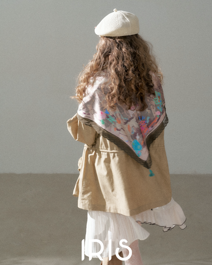 「Not on sale yet」Trio Explorer Parka - Khaki, Lavender & Olive