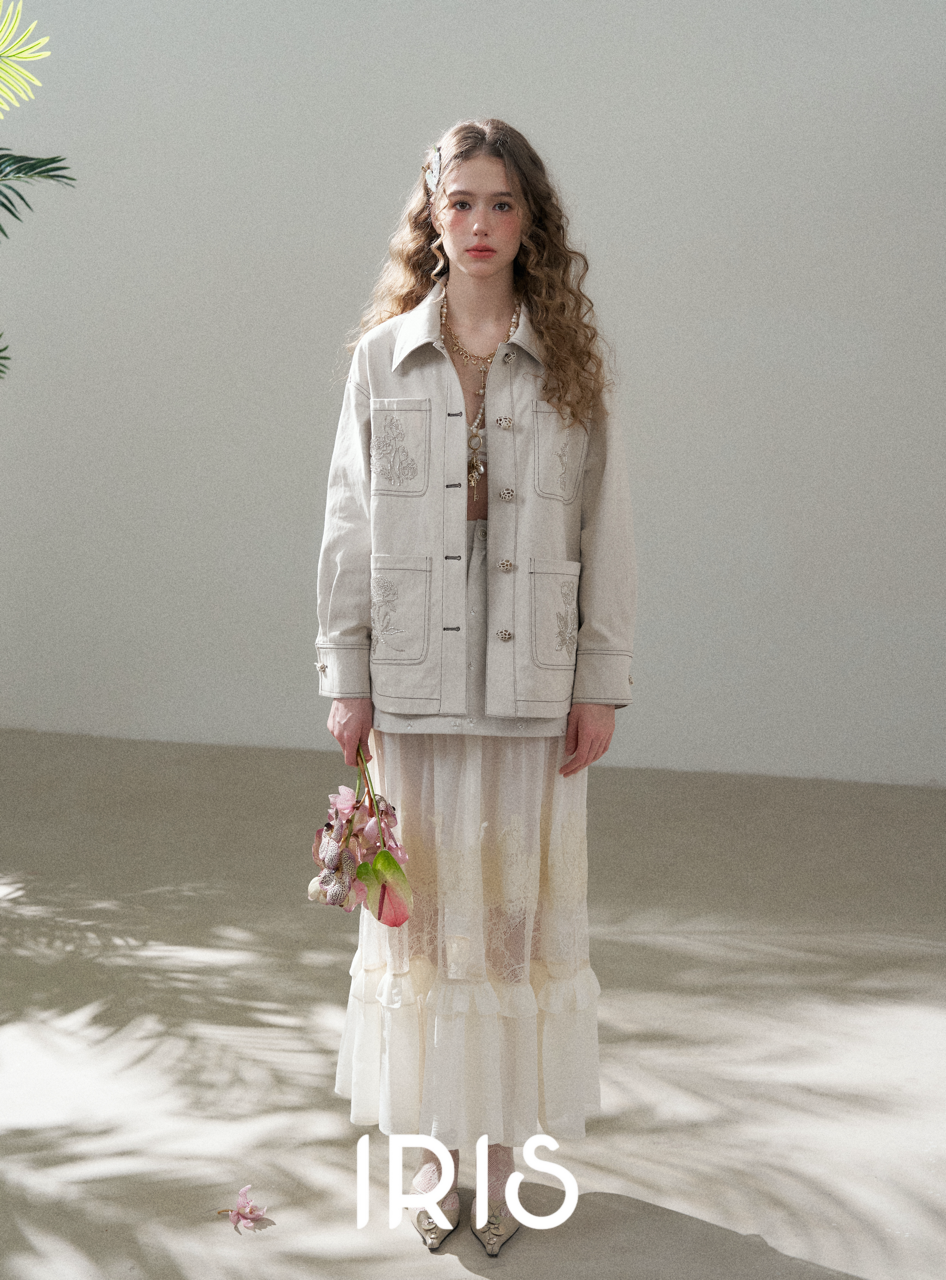 Blossom Linen Jacket