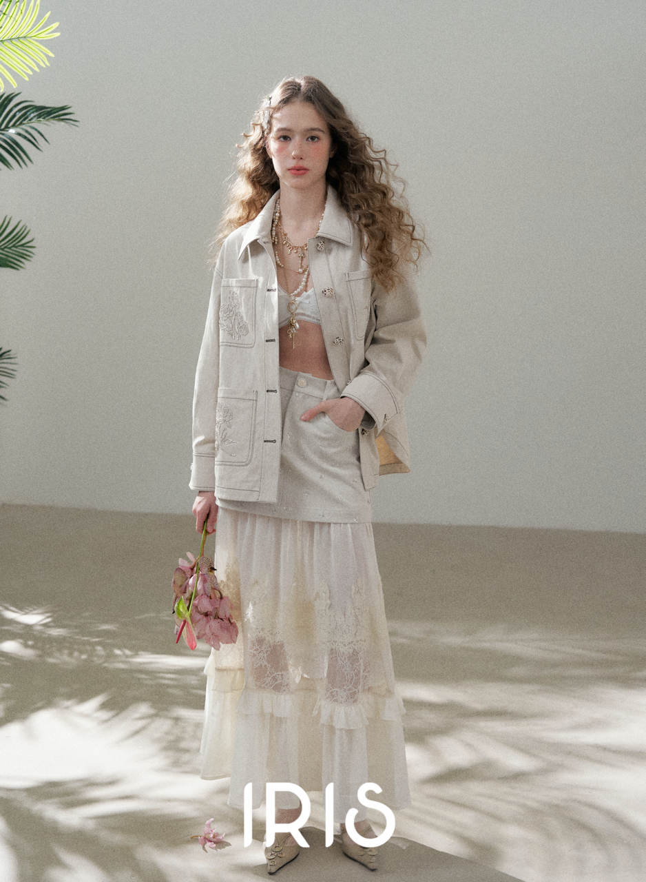 Blossom Linen Jacket