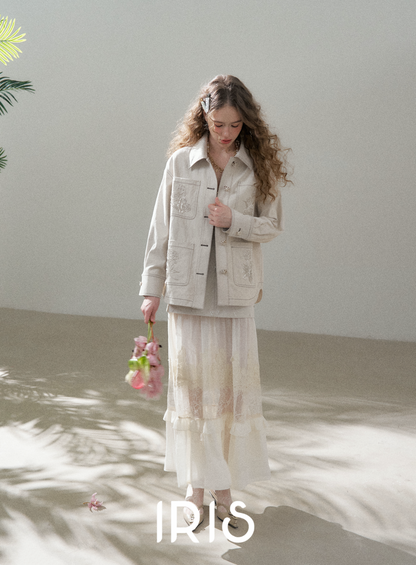 Blossom Linen Jacket