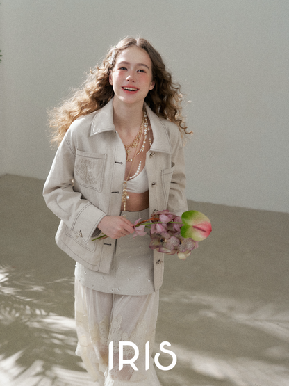 Blossom Linen Jacket