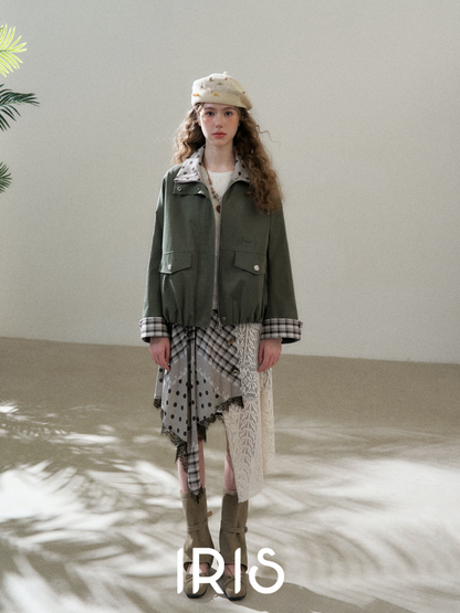 Structured Cotton Short Jacket