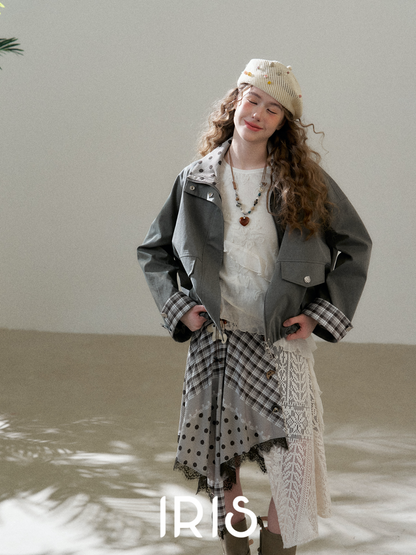 Structured Cotton Short Jacket