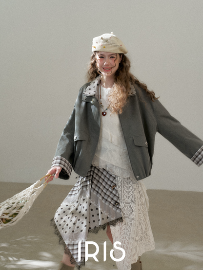 Structured Cotton Short Jacket