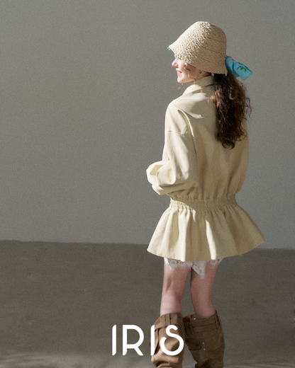 Drawstring Utility Zip Jacket