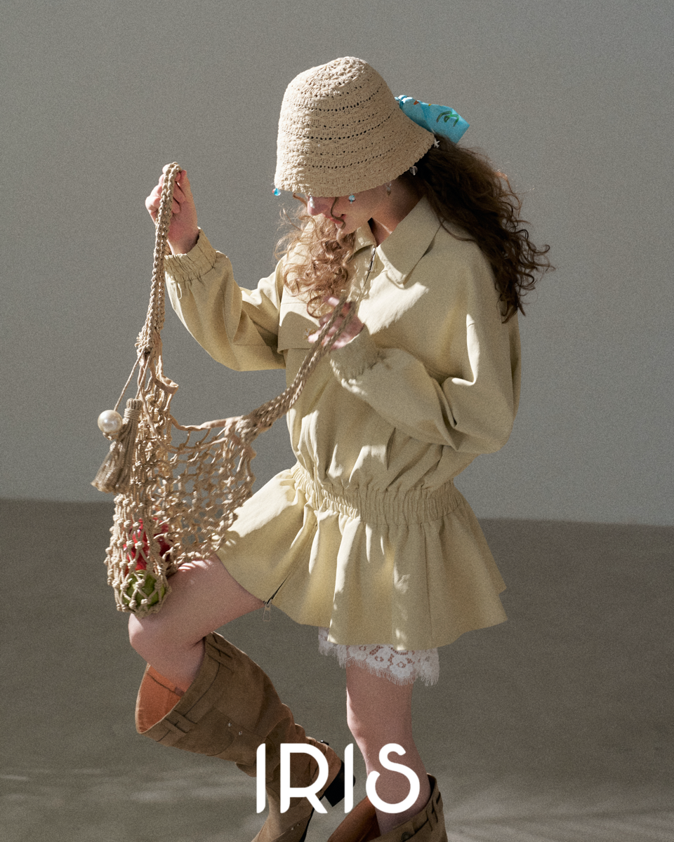 Drawstring Utility Zip Jacket