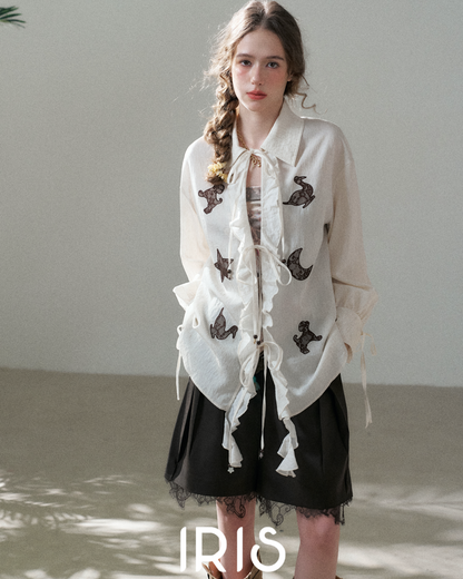 Star Patch Long Shirt