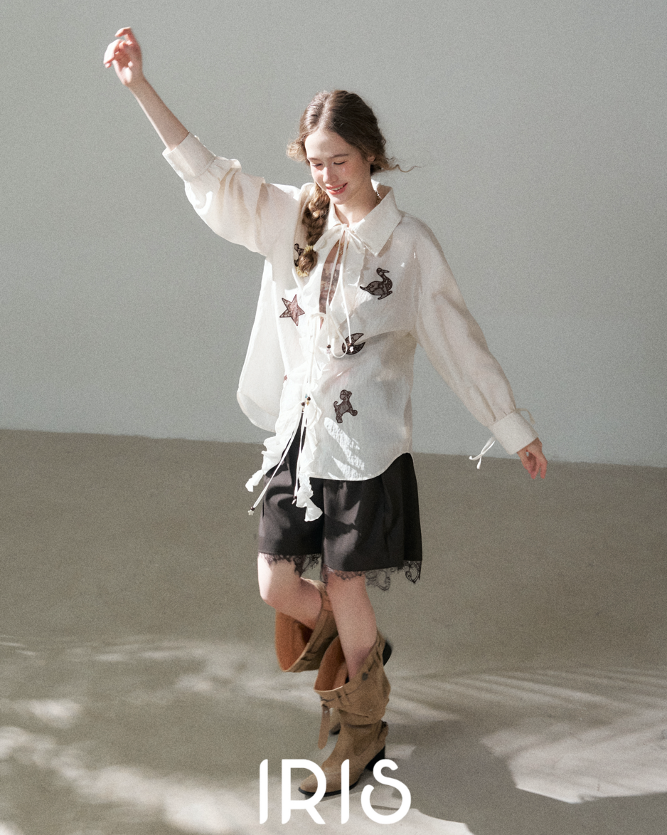 Star Patch Long Shirt