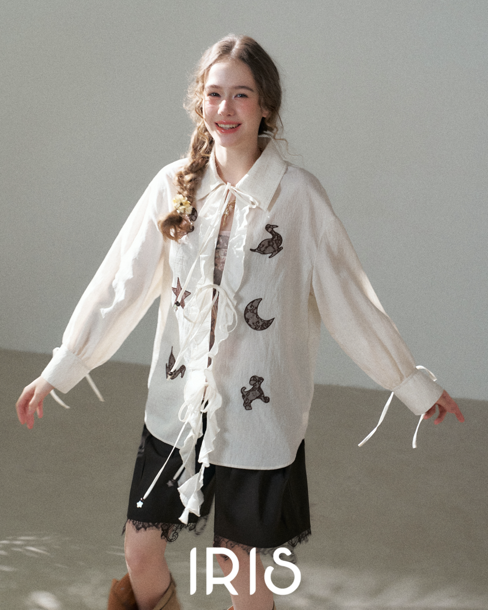 Star Patch Long Shirt