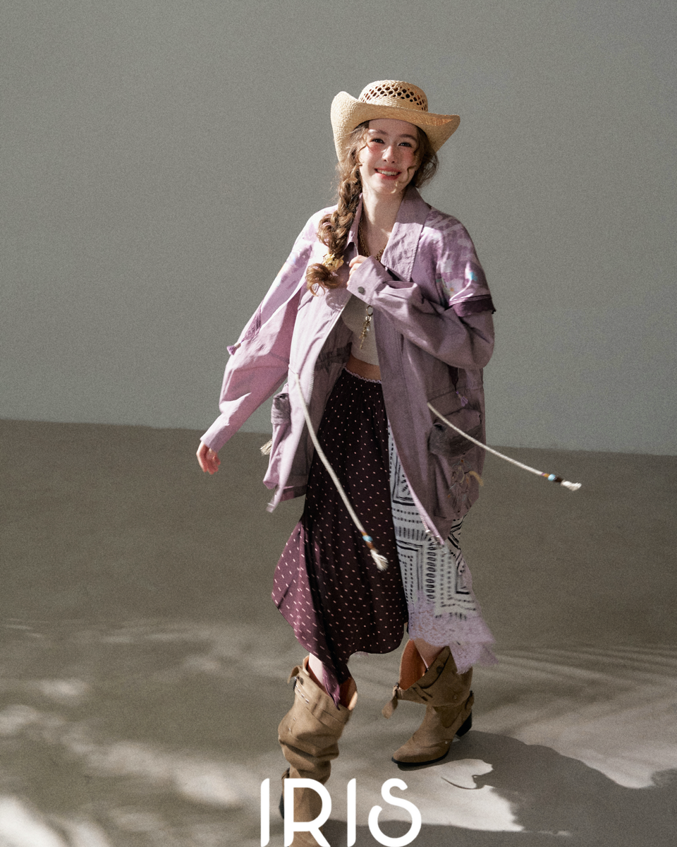 「Not on sale yet」Trio Explorer Parka - Khaki, Lavender & Olive