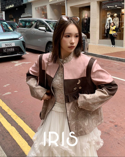 Vacation in HK |Romantic Paisley Panel Jacket