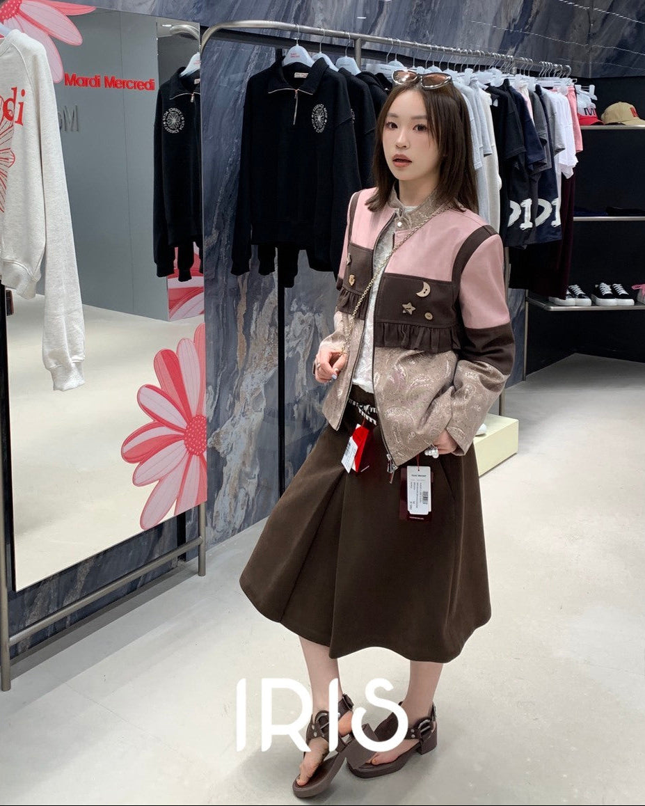 Vacation in HK |Romantic Paisley Panel Jacket