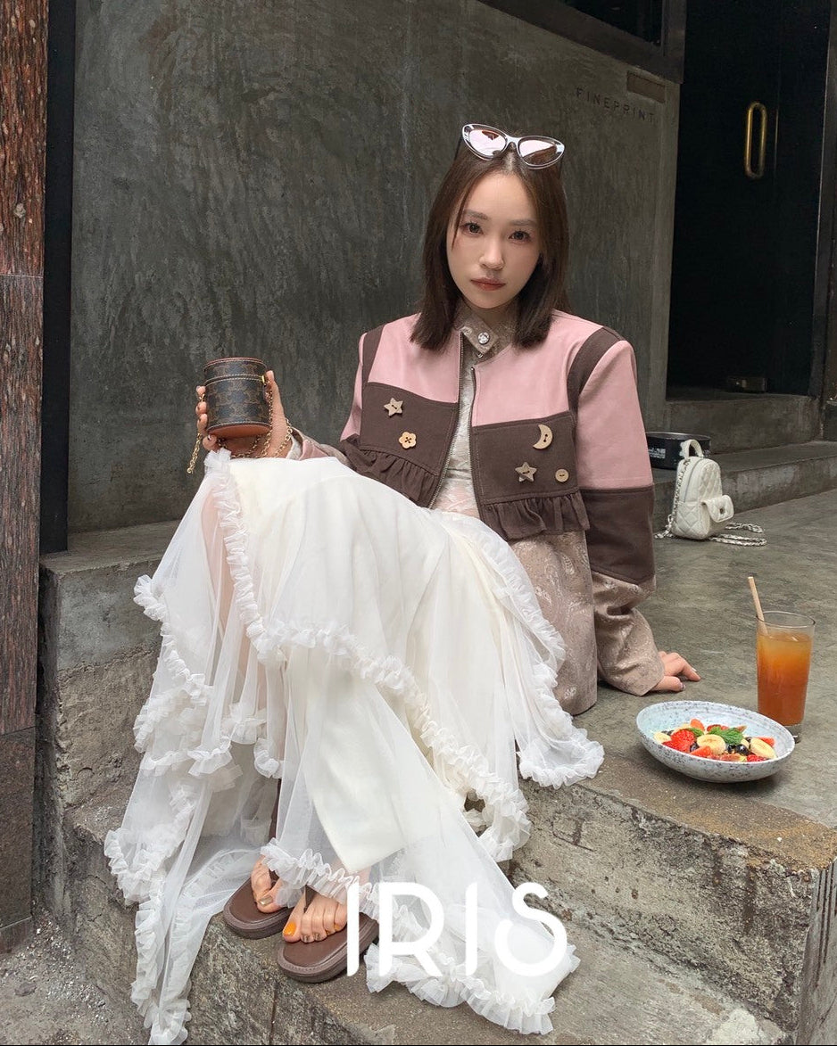 Vacation in HK |Romantic Paisley Panel Jacket