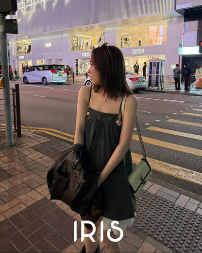Vacation in HK |Soft Lace Slip Top
