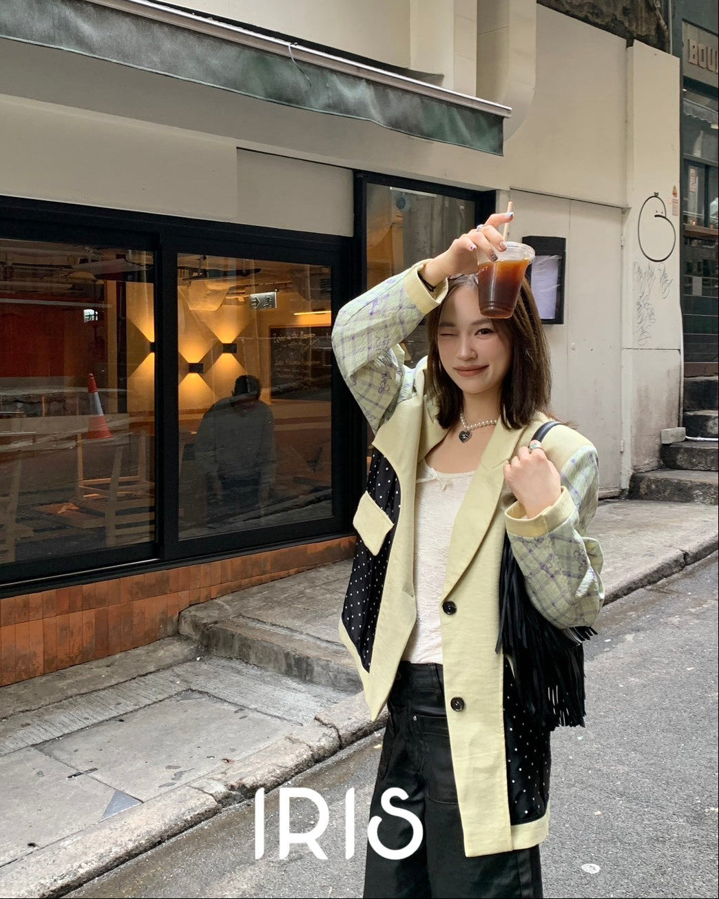 Vacation in HK |Sunlit Patchwork Blazer