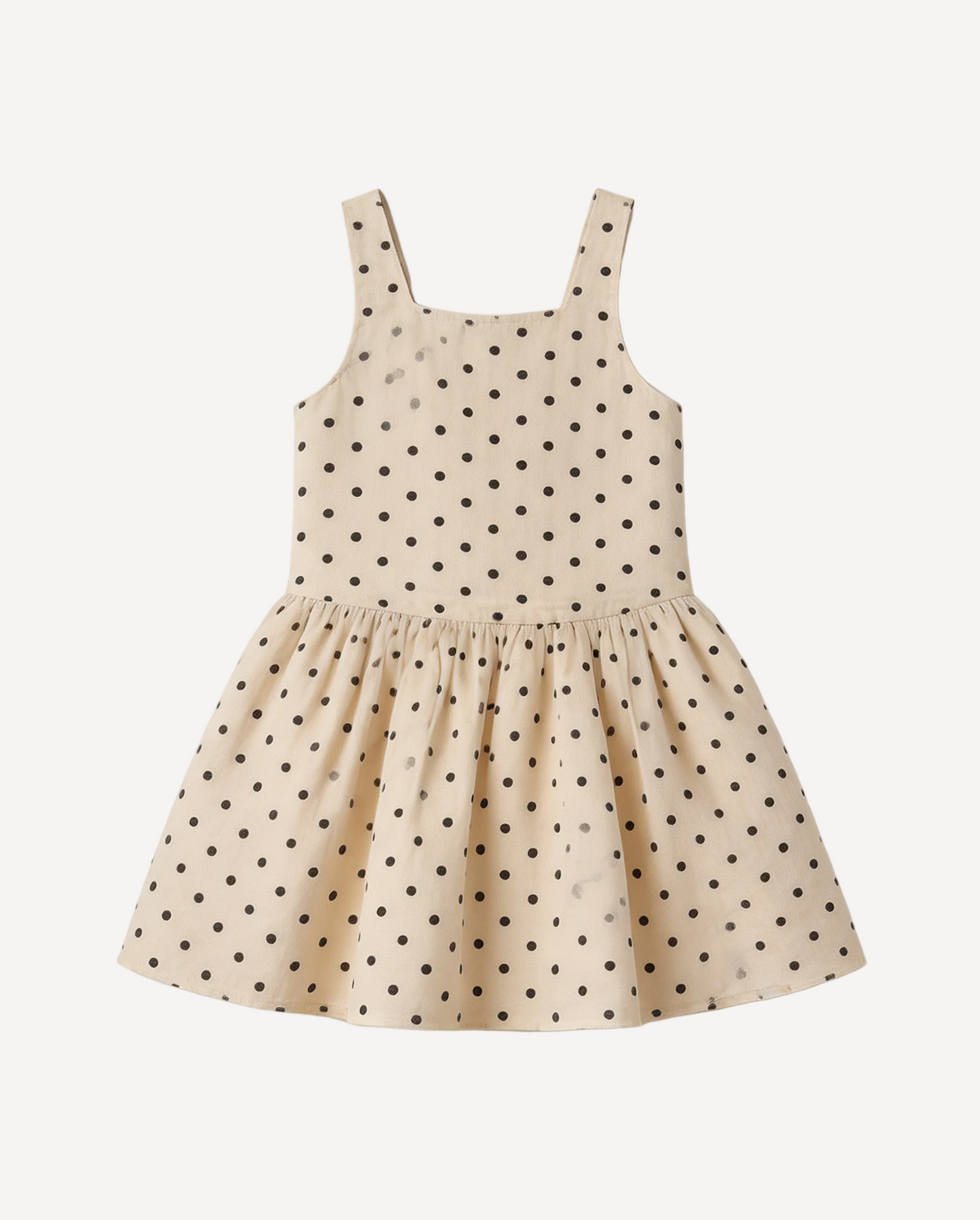 Elodie Polka Dot Party Dress - Cream & Noir