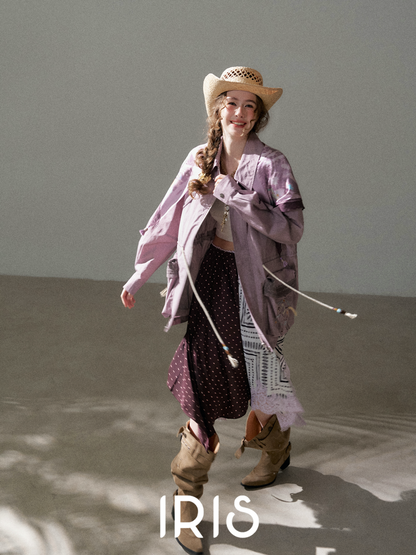 「Not on sale yet」Trio Explorer Parka - Khaki, Lavender & Olive