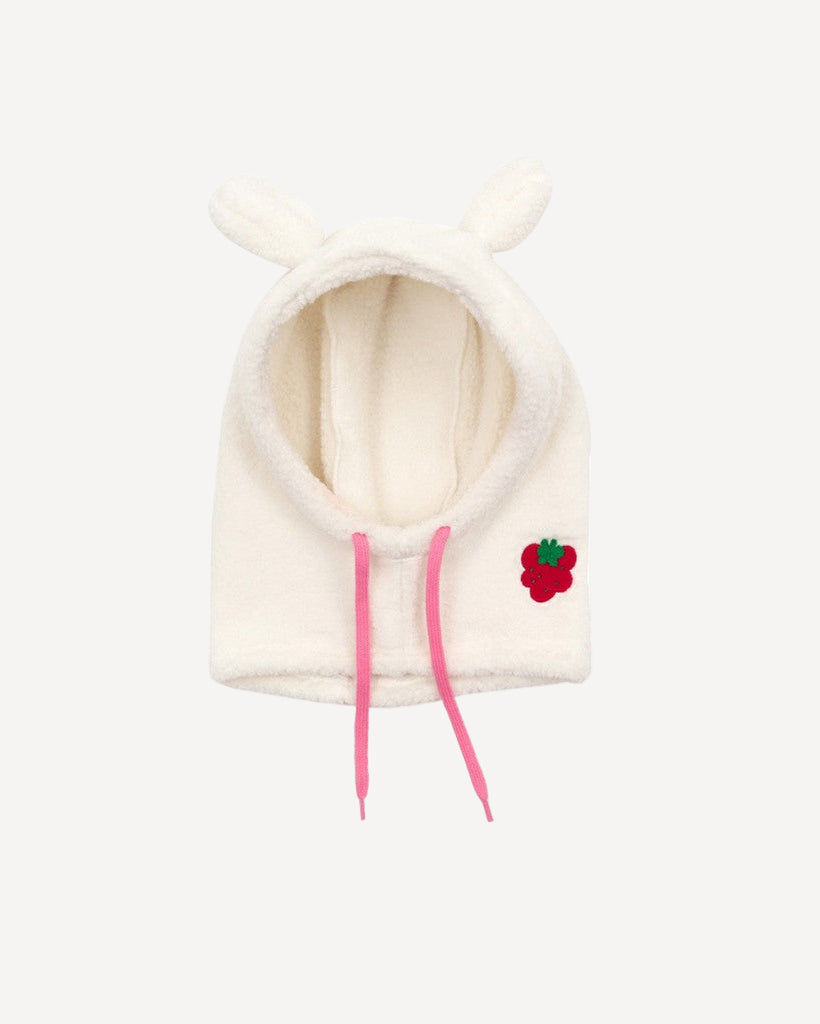 Sweet Strawberry Bunny Plush Balaclava