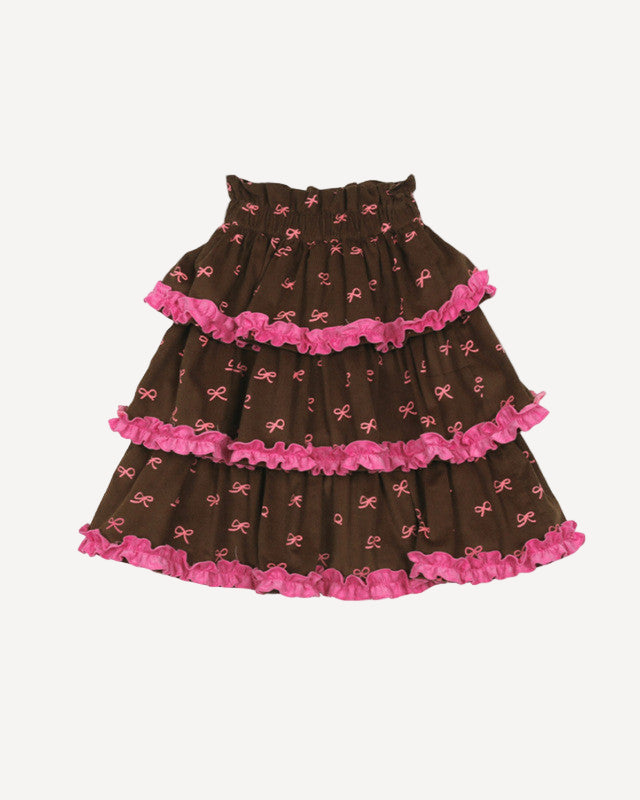 Sweet Bow Cardigan & Skirt – Little Princess Look