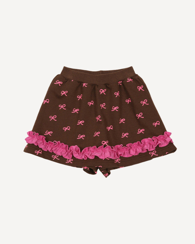 Cute Cat Cake Ruffle Short