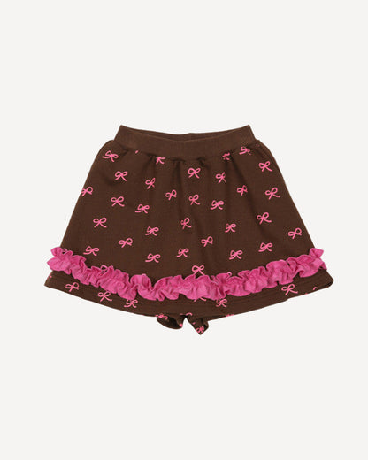 Cute Cat Cake Ruffle Short