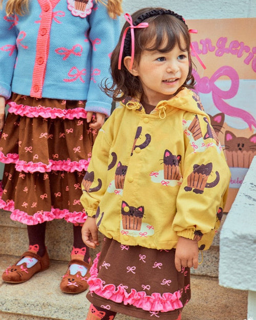 Cute Cupcake Cat Hooded Jacket