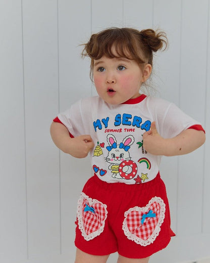 Cute Bunny Summer Top Short Set – Comfy & Adorable