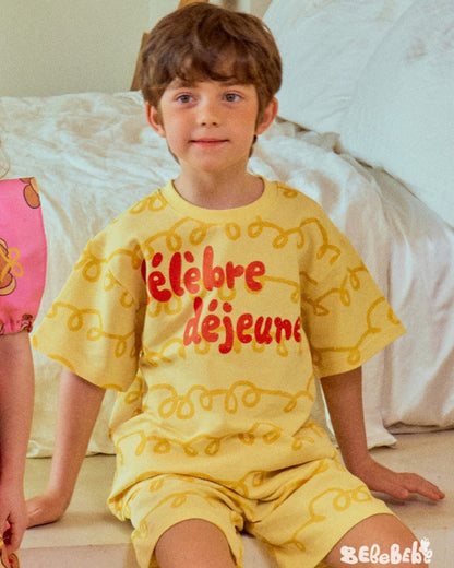 Sunny French Kids Set—Soft, Cute & Summer-Ready