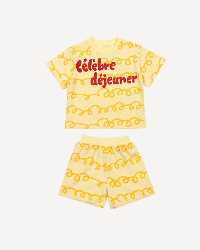 Sunny French Kids Set—Soft, Cute & Summer-Ready