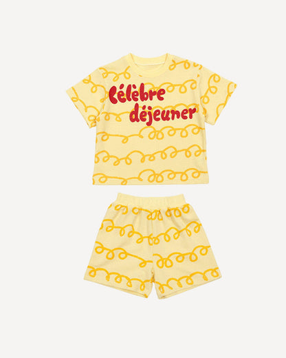Sunny French Kids Set—Soft, Cute & Summer-Ready