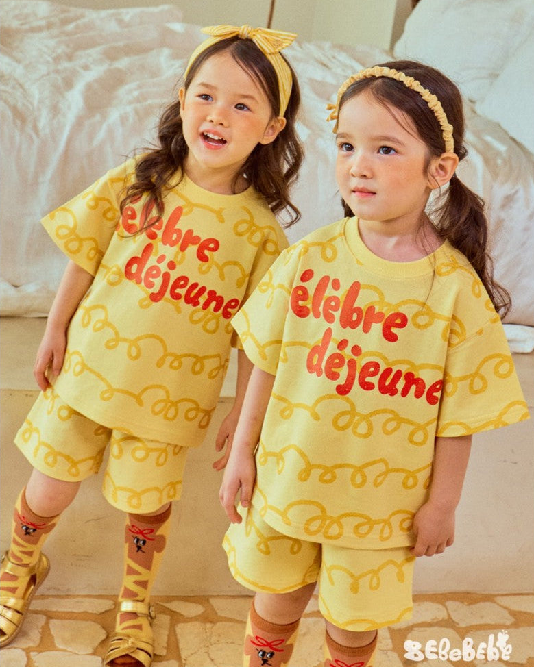 Sunny French Kids Set—Soft, Cute & Summer-Ready