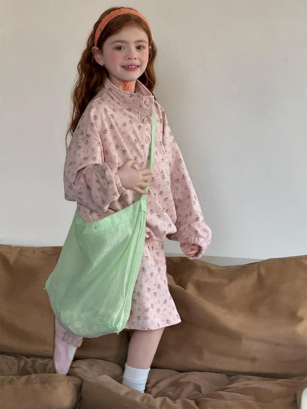 Girls Floral Lounge Set