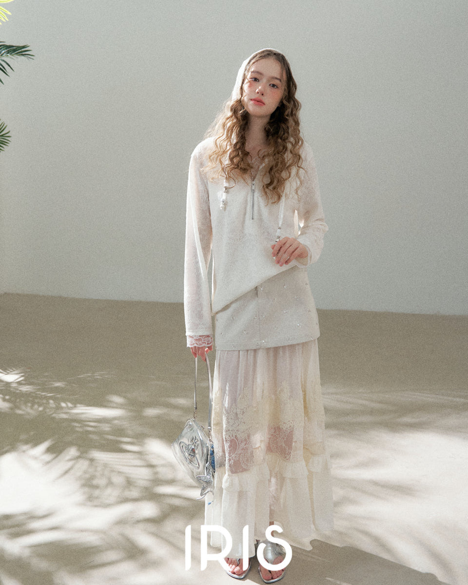 Lace Whisper Set – White