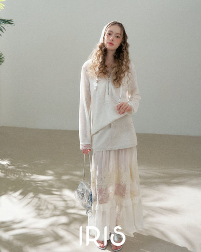 Lace Whisper Set – White